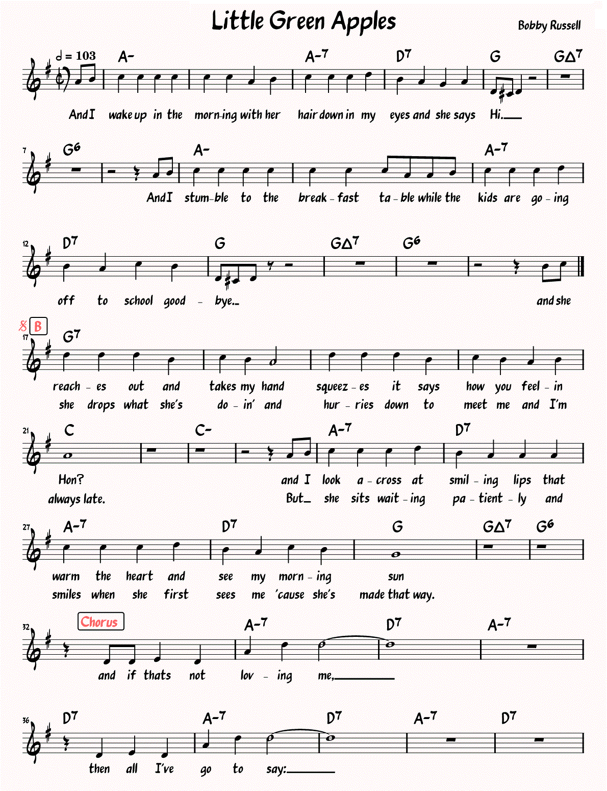 Sheet Music